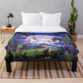 Moonlight Unicorn Plush Blanket for Magical Bedrooms