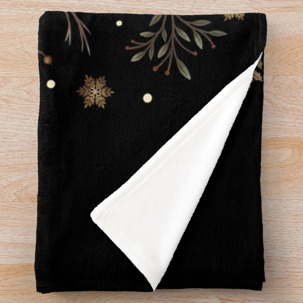 Moonlit Garden Plush Blanket with Cozy, Soft Fabric