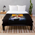 Soft and cozy plush blanket with a movie cinema-inspired design