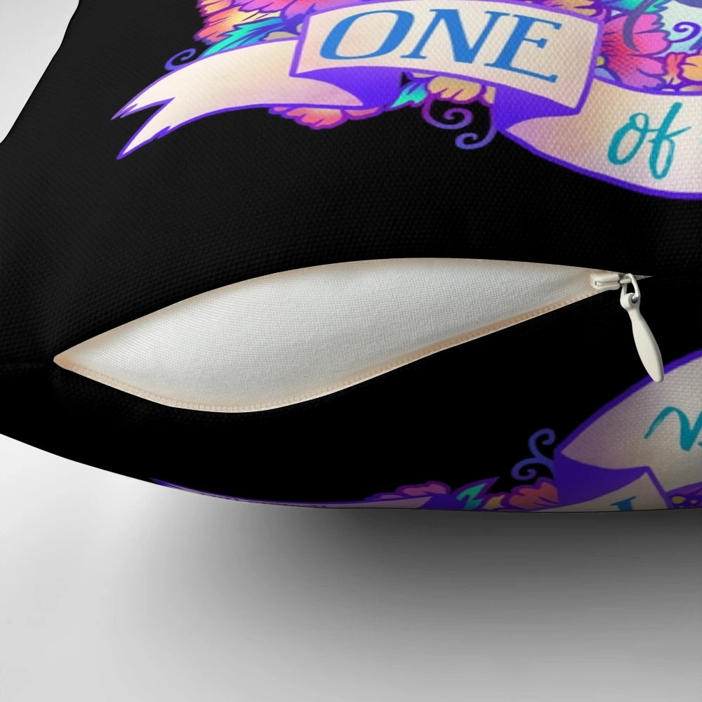 Unique and whimsical creature pillow design featuring a unicorn inspired by the classic fantasy novel "The Last Unicorn".