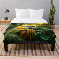 Soft and cozy plush blanket featuring a mythical creature design