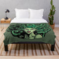 Mythical creatures plush blanket featuring fantastical beasts and legendary beings