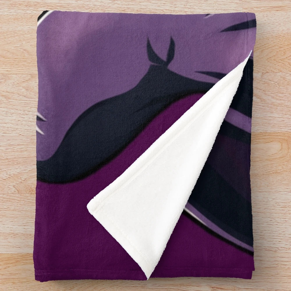 Mythical creatures plush blanket featuring a variety of legendary beasts