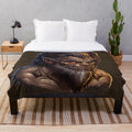 Plush blanket featuring enchanting mythical creatures