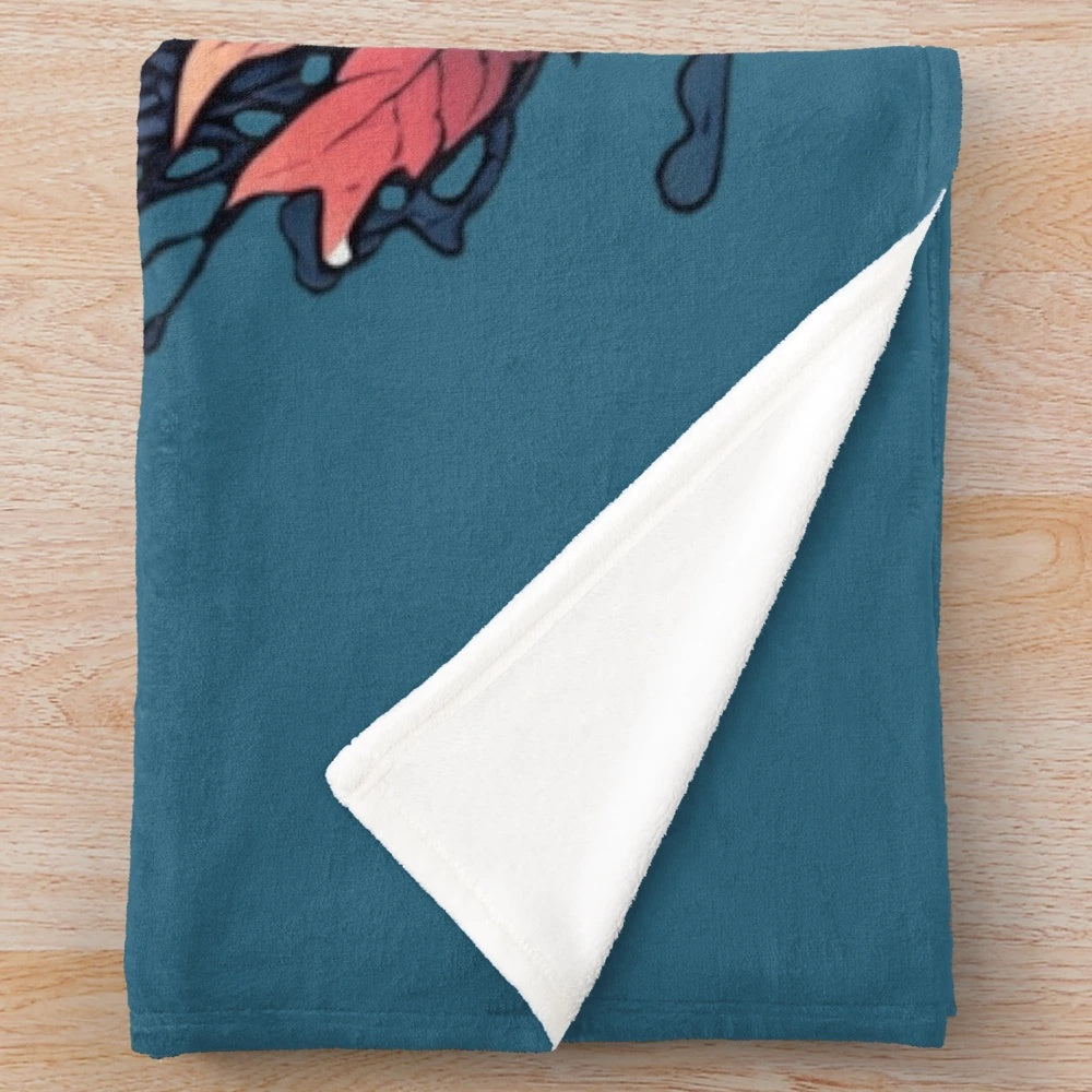 Mythical sea creatures plush blanket