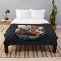 Mythical sea creatures plush blanket