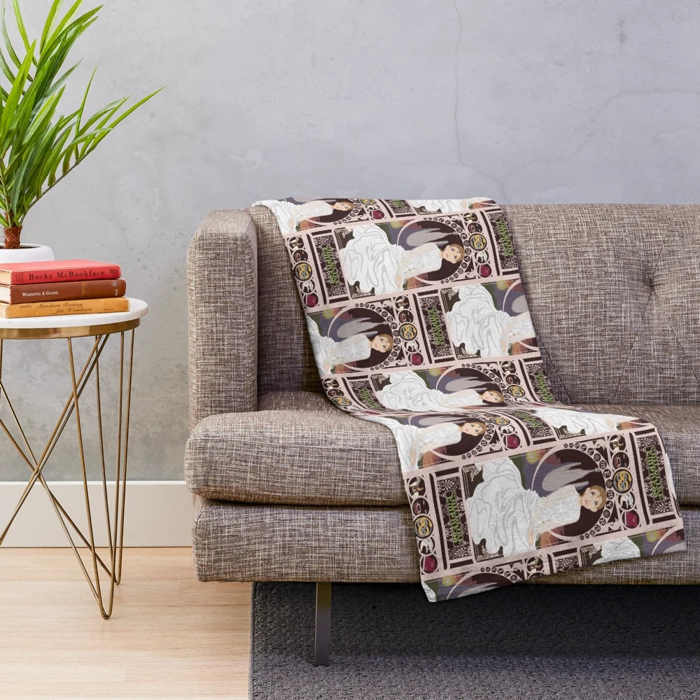 Neverending Story plush blanket featuring the Childlike Empress