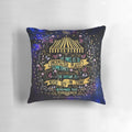 Night Circus" Unexpected Places Pillow featuring whimsical design inspired by the bestselling fantasy novel
