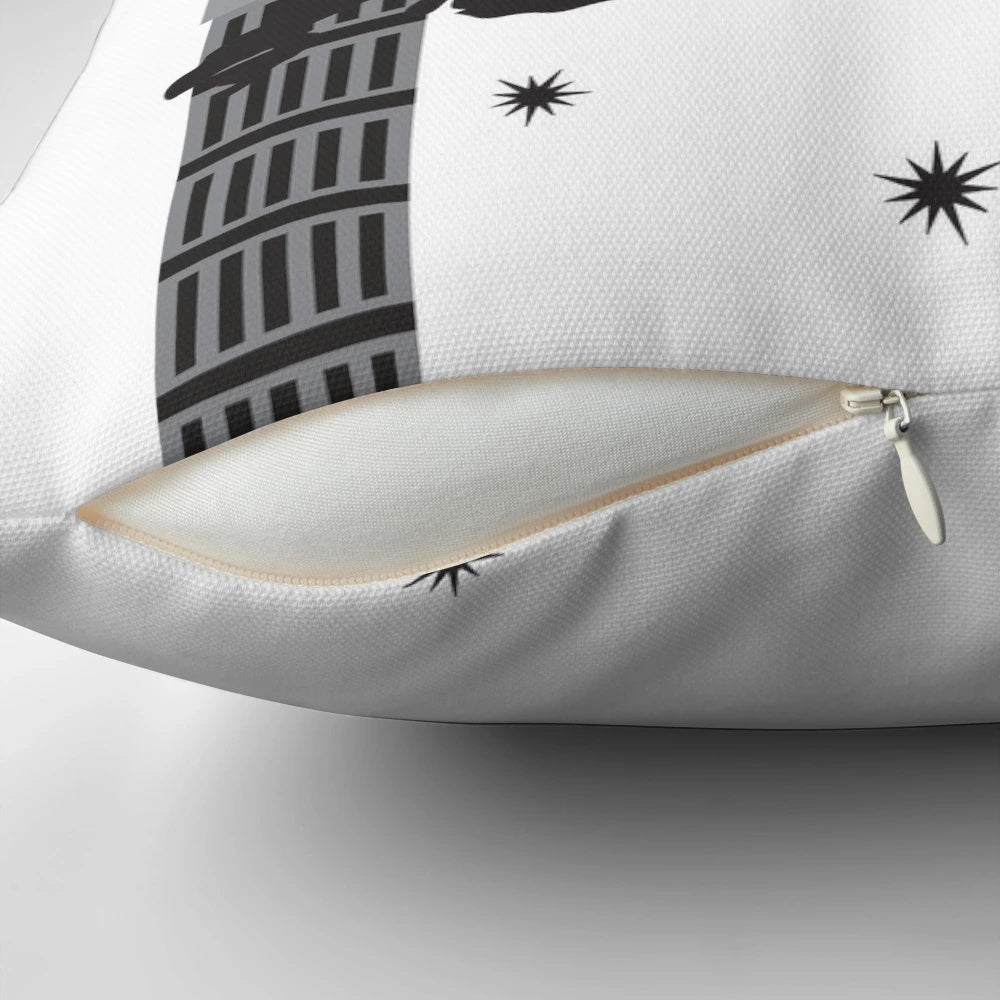 A plush pillow featuring the iconic Peter Pan design, inviting you to never grow up.