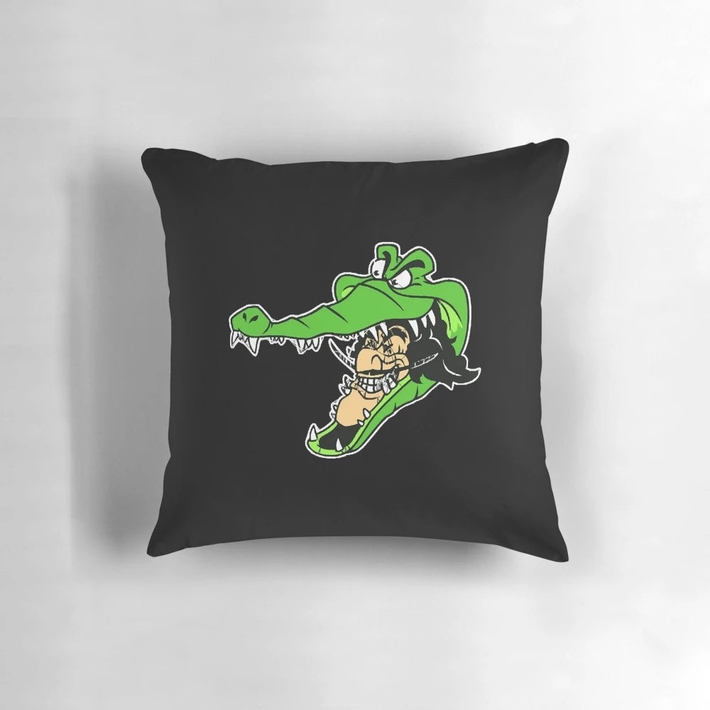 Whimsical Tick Tock Pillow featuring characters from the Peter Pan story