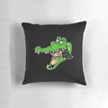 Whimsical Tick Tock Pillow featuring characters from the Peter Pan story