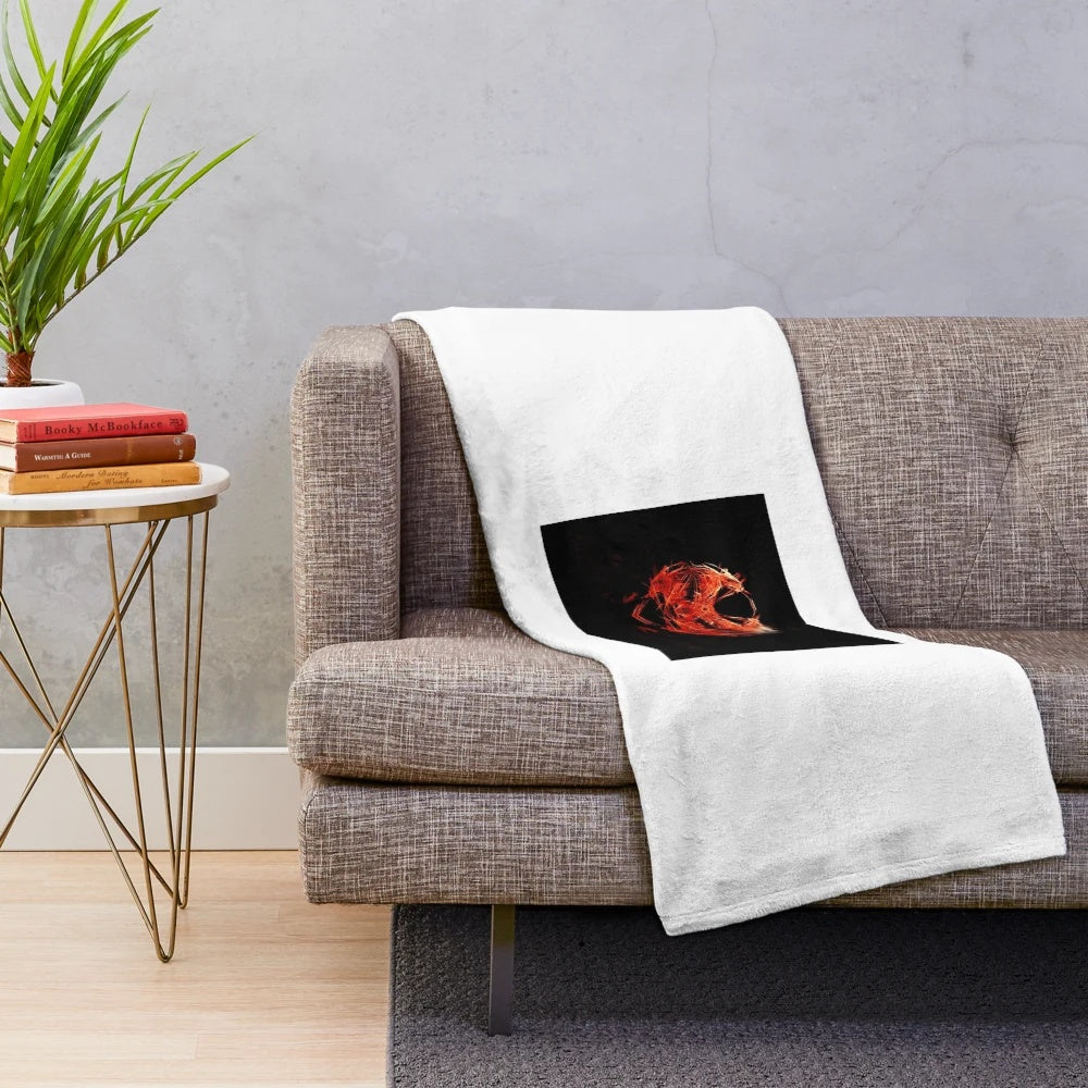 Plush blanket featuring mystical and fantasy inspired art design