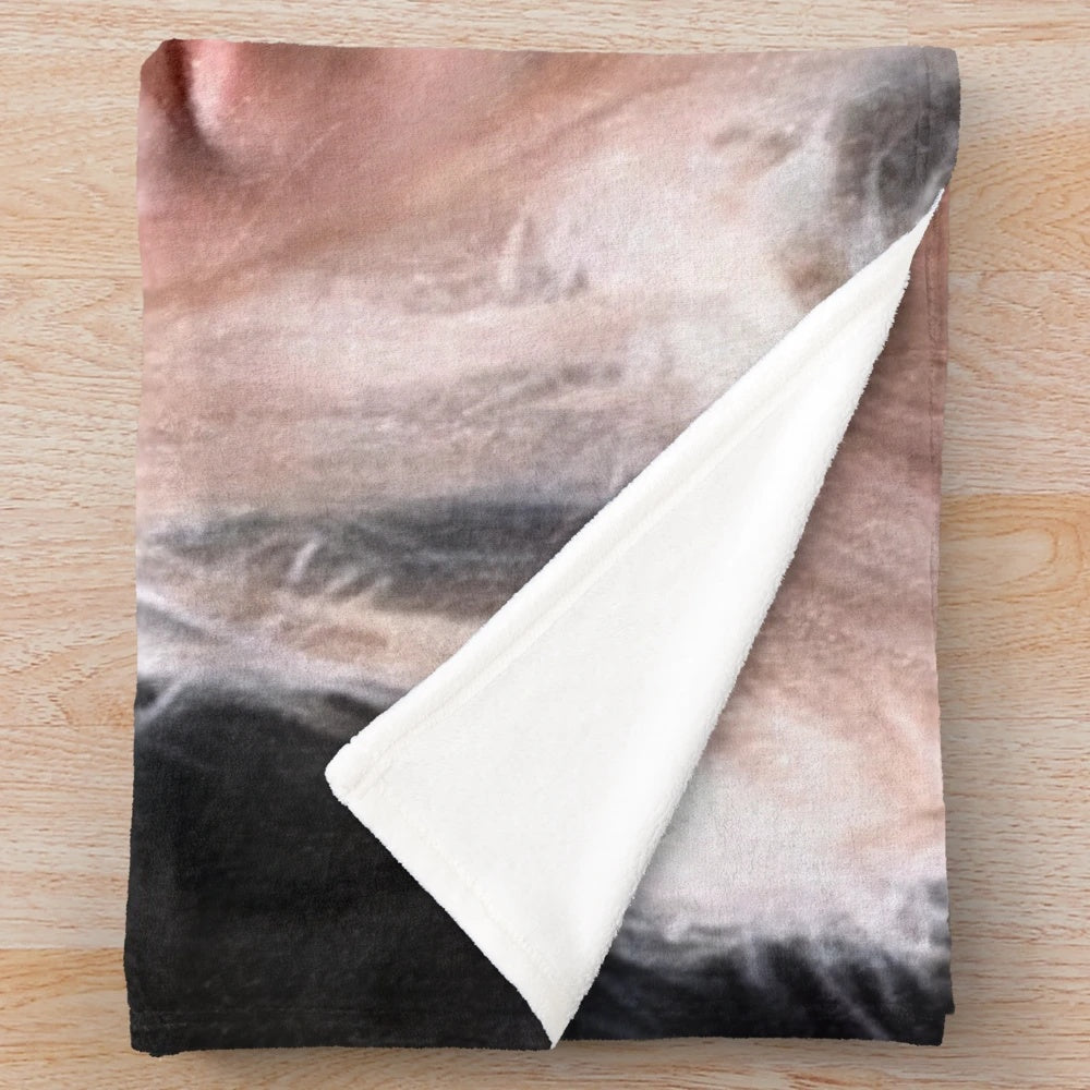 Plush blanket featuring the Goblin King from the fantasy movie Labyrinth