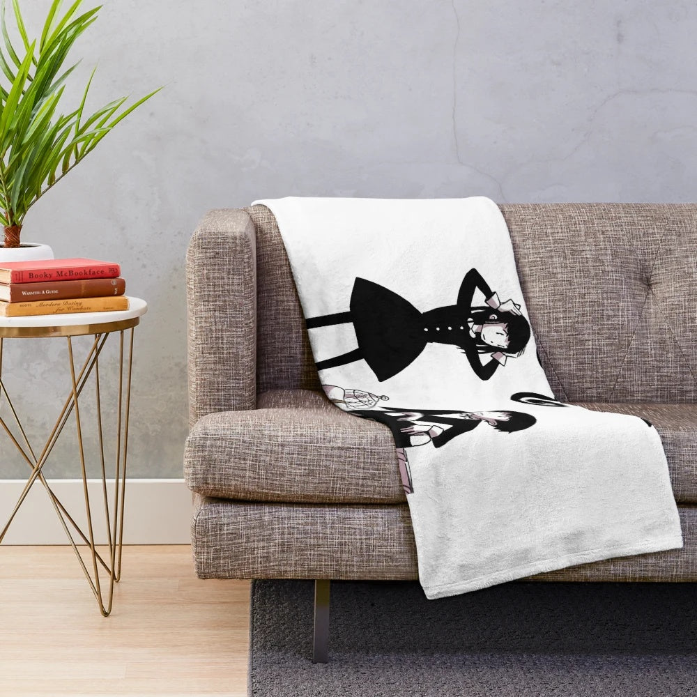 Hooky Hooky Plush Blanket, a cozy and soft blanket with anime and fantasy inspired design