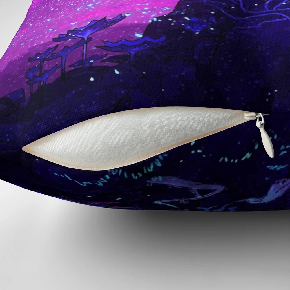 Decorative princess power pillow featuring characters from the She-Ra Netflix reboot