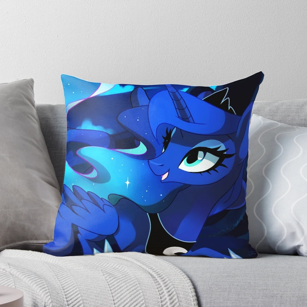 Soft, plush pillow featuring the captivating Princess Luna from My Little Pony