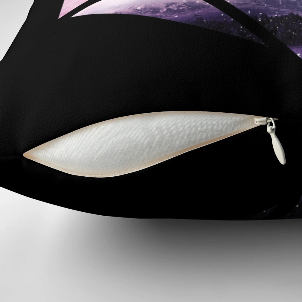 Purple dragon-themed d20 dice pillow for tabletop RPG enthusiasts