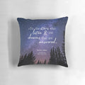 Decorative pillow featuring a quote from Sarah J. Maas' "Court of Mist and Fury" series