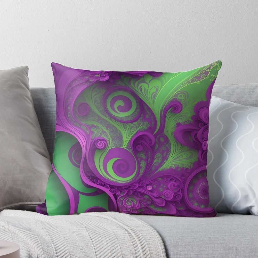 Enchanting symphony-inspired decorative pillow for cozy home décor