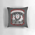 A beautifully designed pillow featuring a silhouette of figures against a starry night sky, evoking the magical atmosphere of "The Night Circus