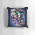 Vibrant "The Owl House" poster printed on a soft, cozy pillow featuring characters like Amity Blight and Lumity