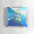 Stunning travel pillow with fantasy turtle design, perfect for beach vacations and Avatar fans