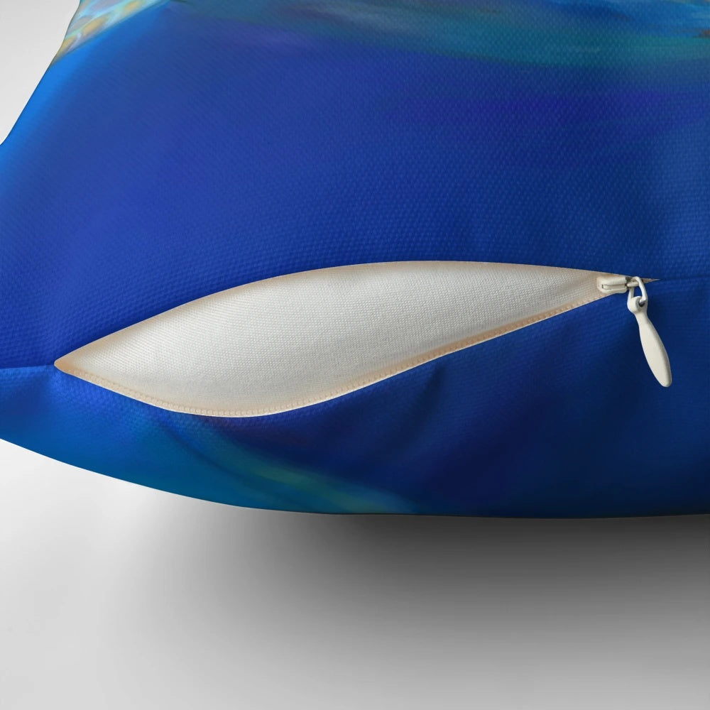 Stunning travel pillow with fantasy turtle design, perfect for beach vacations and Avatar fans