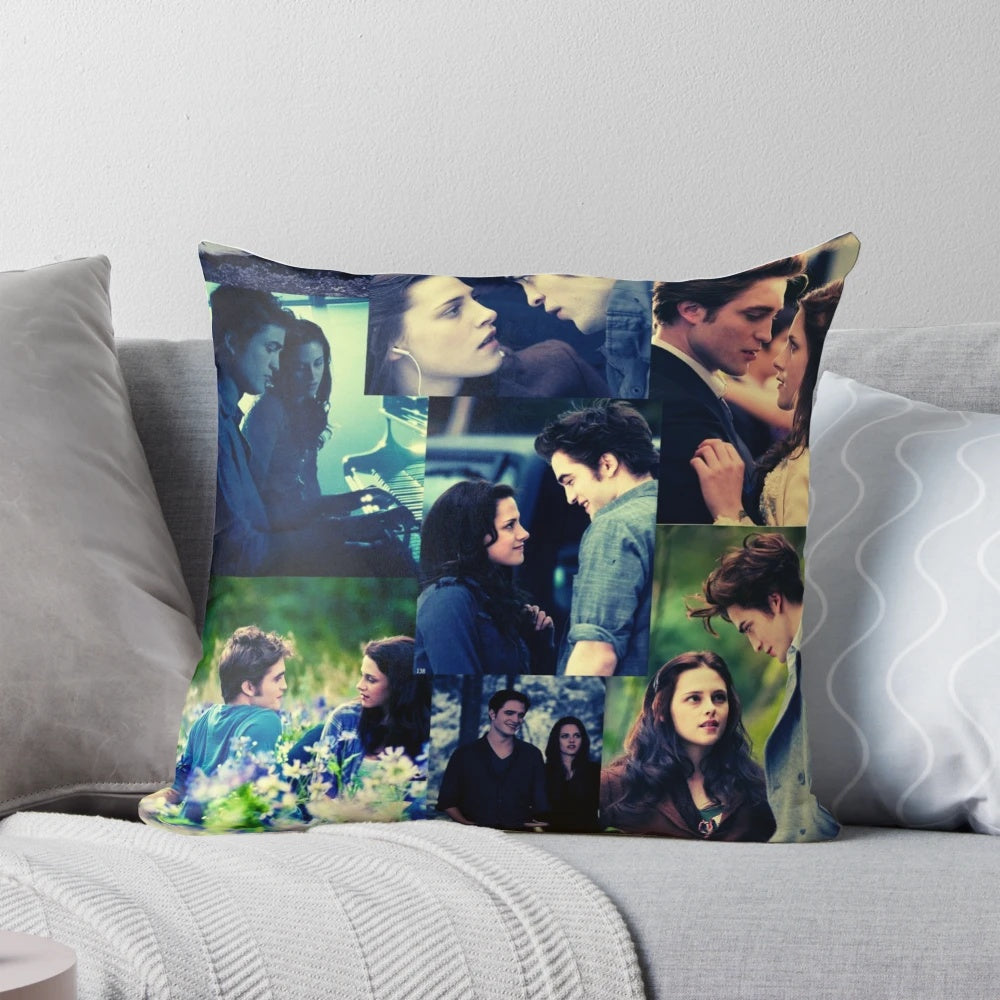 Twilight Saga Pillow with Vintage Inspired Design