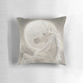 Soft, plush unicorn pillow with a magical moon design, perfect for fantasy and celestial-themed decor.