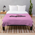 Majestic unicorn plush blanket with a whimsical and enchanting design