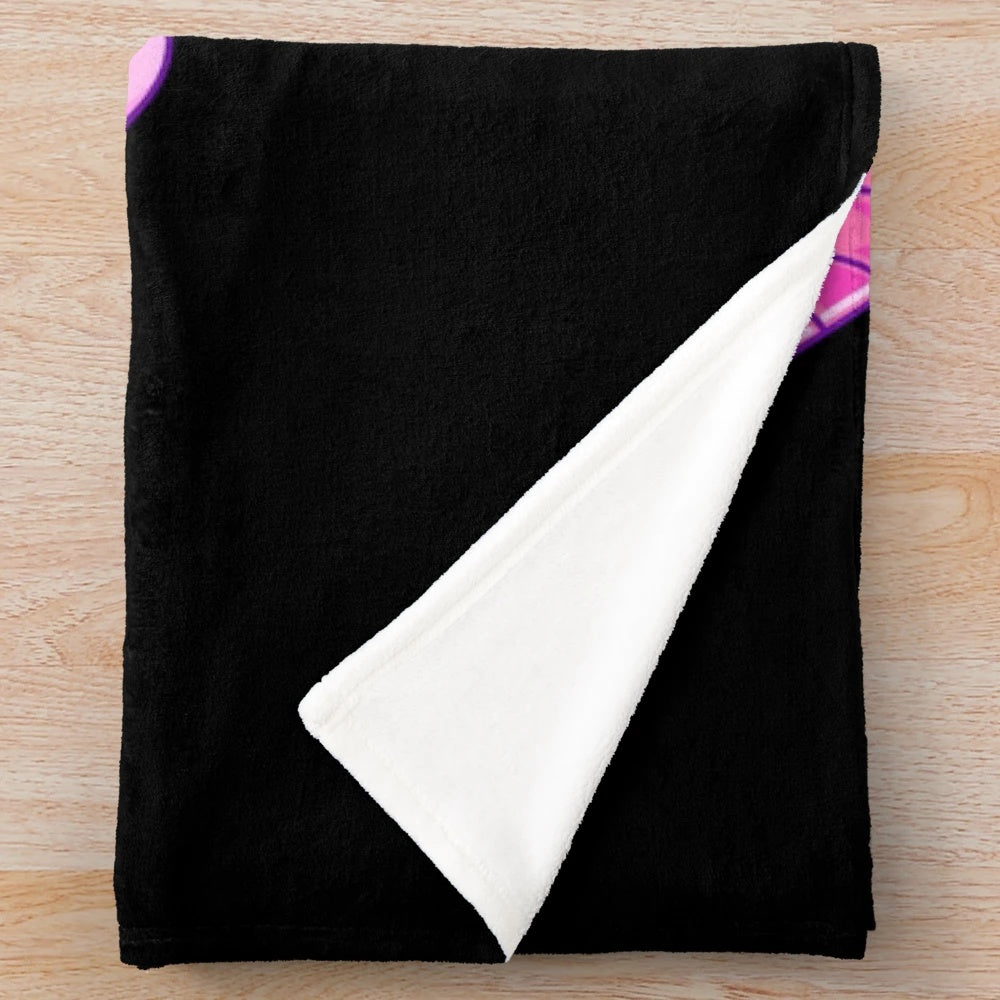 Colorful unicorn plush blanket with magical design