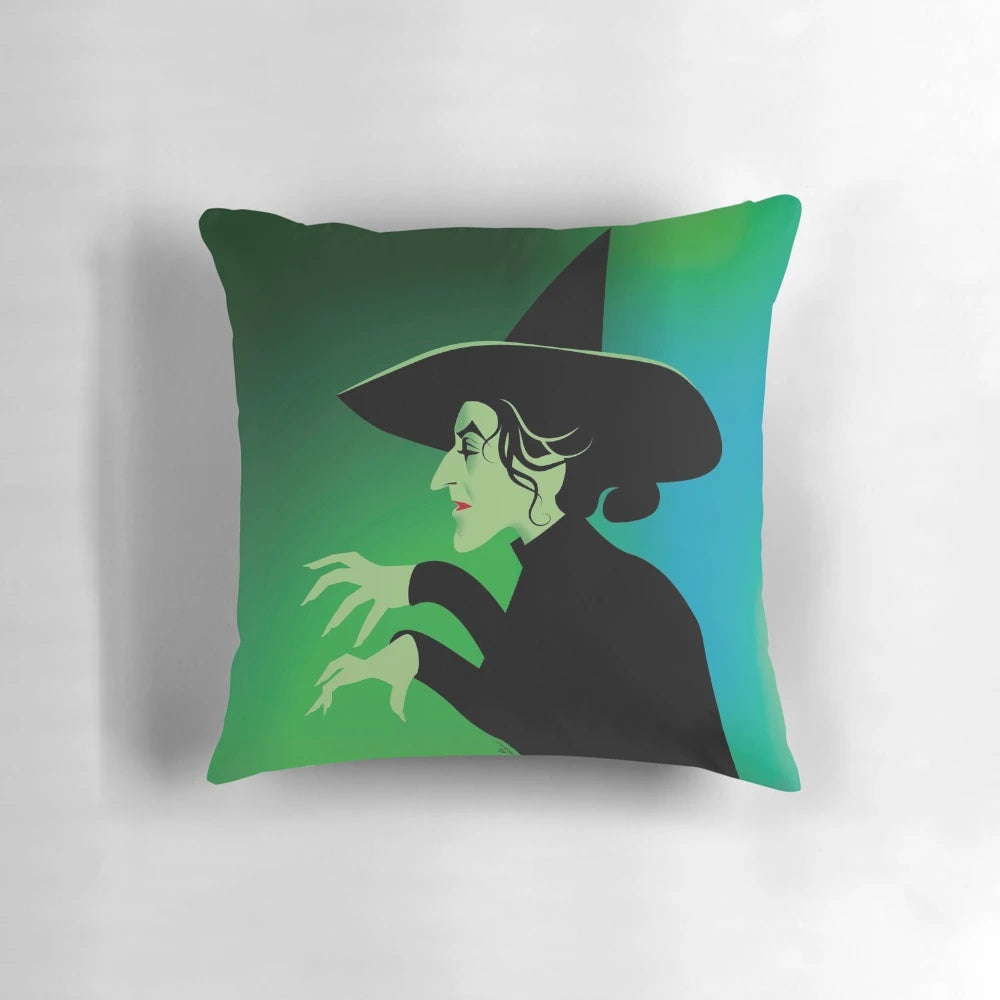Captivating Wicked Witch of the West Pillow Art