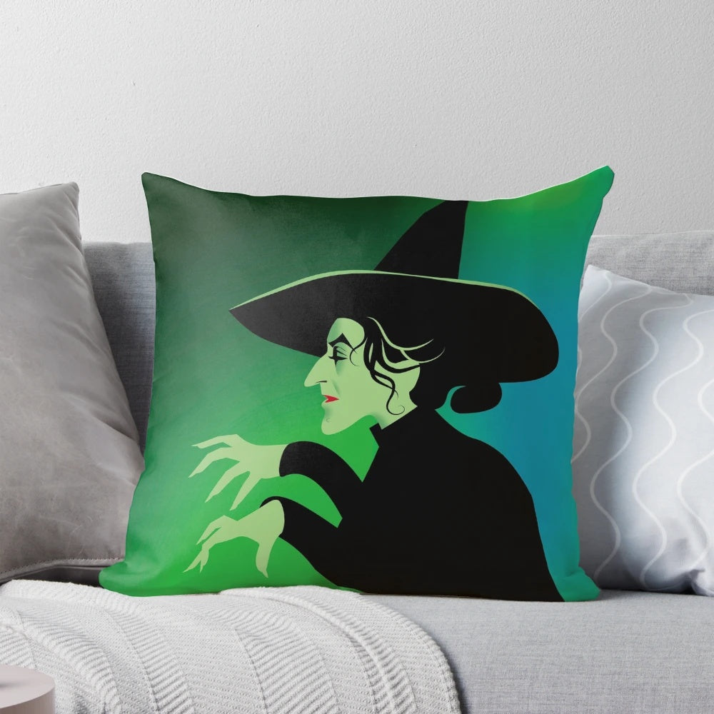 Captivating Wicked Witch of the West Pillow Art