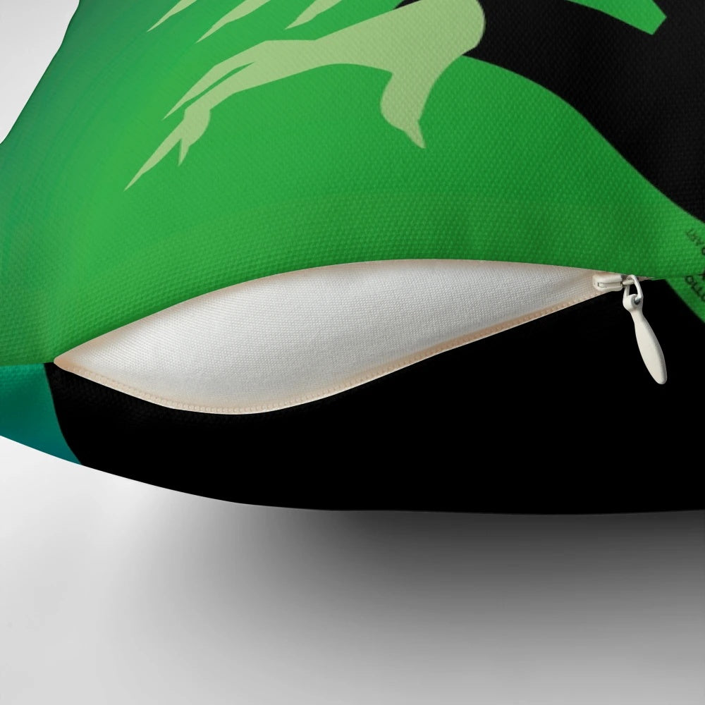 Captivating Wicked Witch of the West Pillow Art