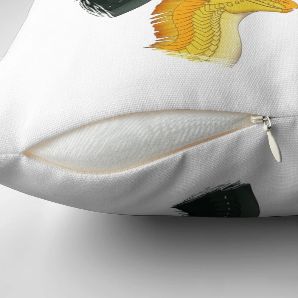 Wings of Fire inspired all-over print pillow featuring characters from the beloved book series