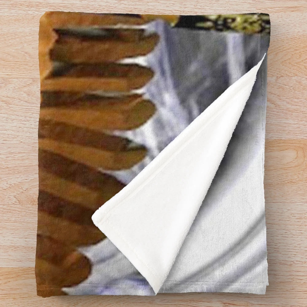 Wings of Freedom Plush Blanket with Vibrant Fantasy Patterns