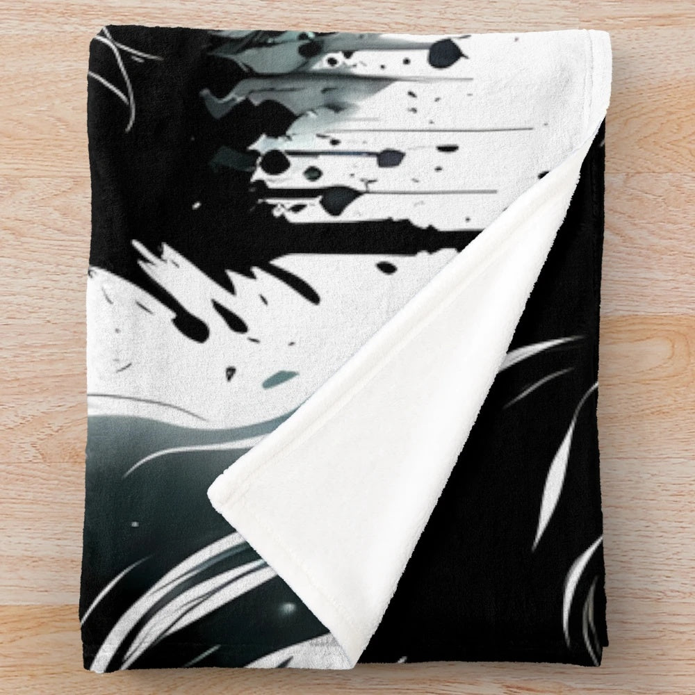 Cozy plush blanket featuring the iconic Witcher design
