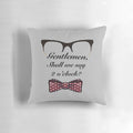 Endeavour Morse-inspired decorative pillow with a clock design