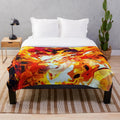 Ender Face Inspired Plush Blanket - My Hero Academia Anime Merchandise