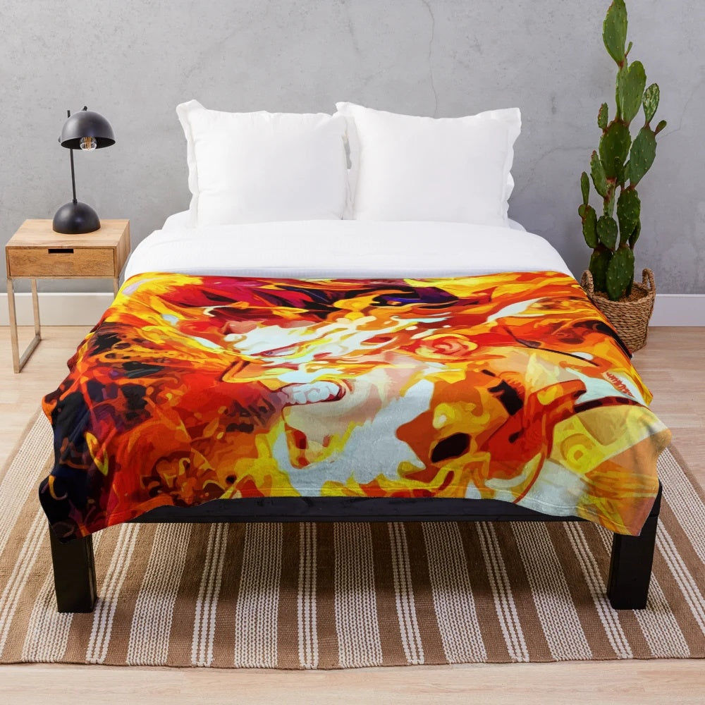 Ender Face Inspired Plush Blanket - My Hero Academia Anime Merchandise