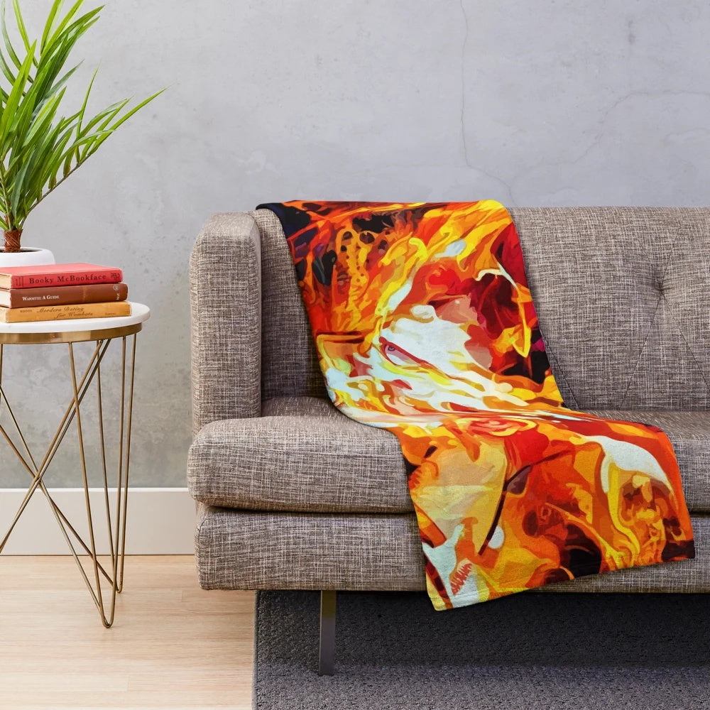 Ender Face Inspired Plush Blanket - My Hero Academia Anime Merchandise