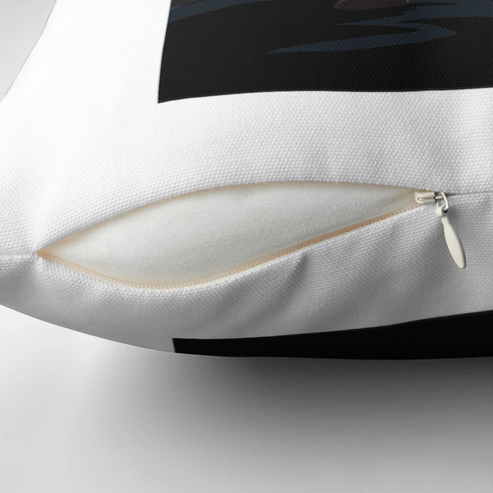 Pillow featuring the Endo Chronicles: Little Red Riding Hood digital art design
