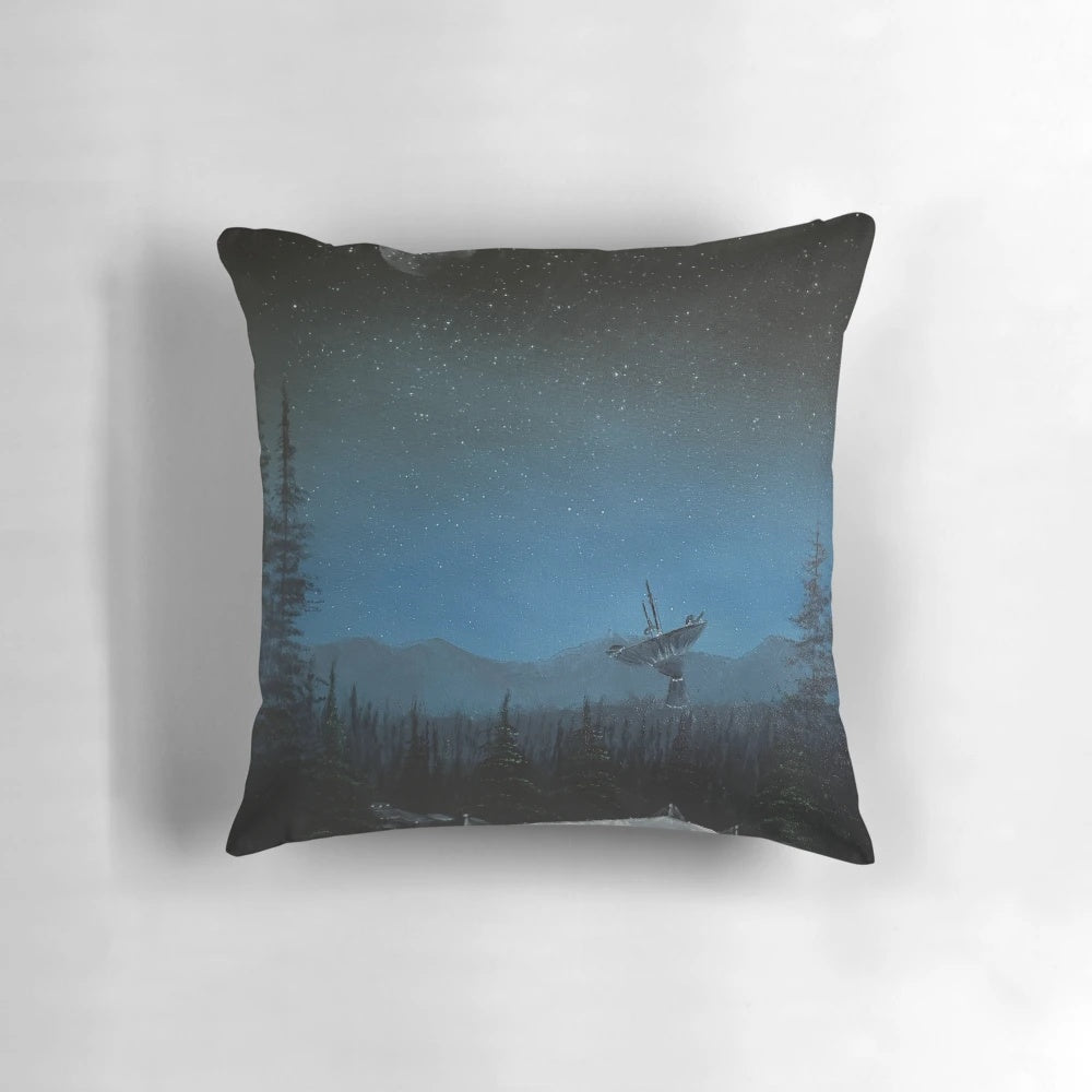 Endor Landing Platform Pillow, a comfortable and stylish cushion inspired by the iconic Star Wars planet Endor.