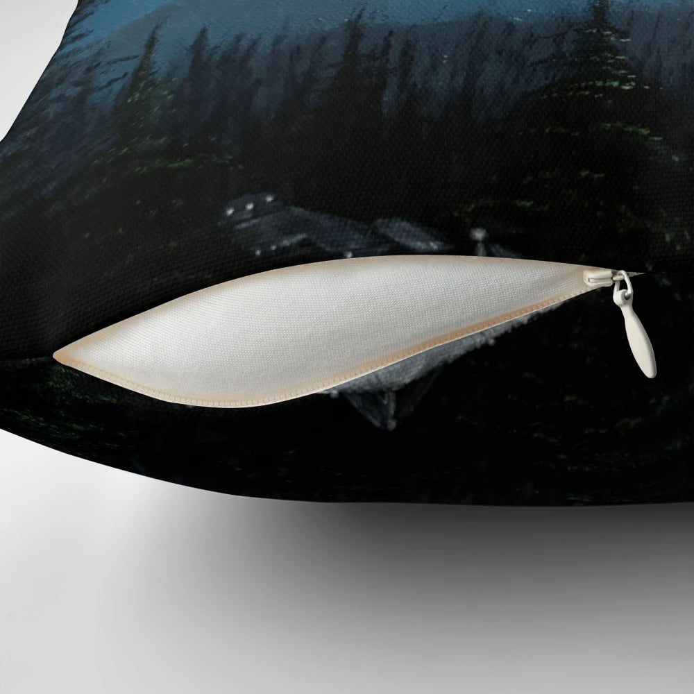 Endor Landing Platform Pillow, a comfortable and stylish cushion inspired by the iconic Star Wars planet Endor.