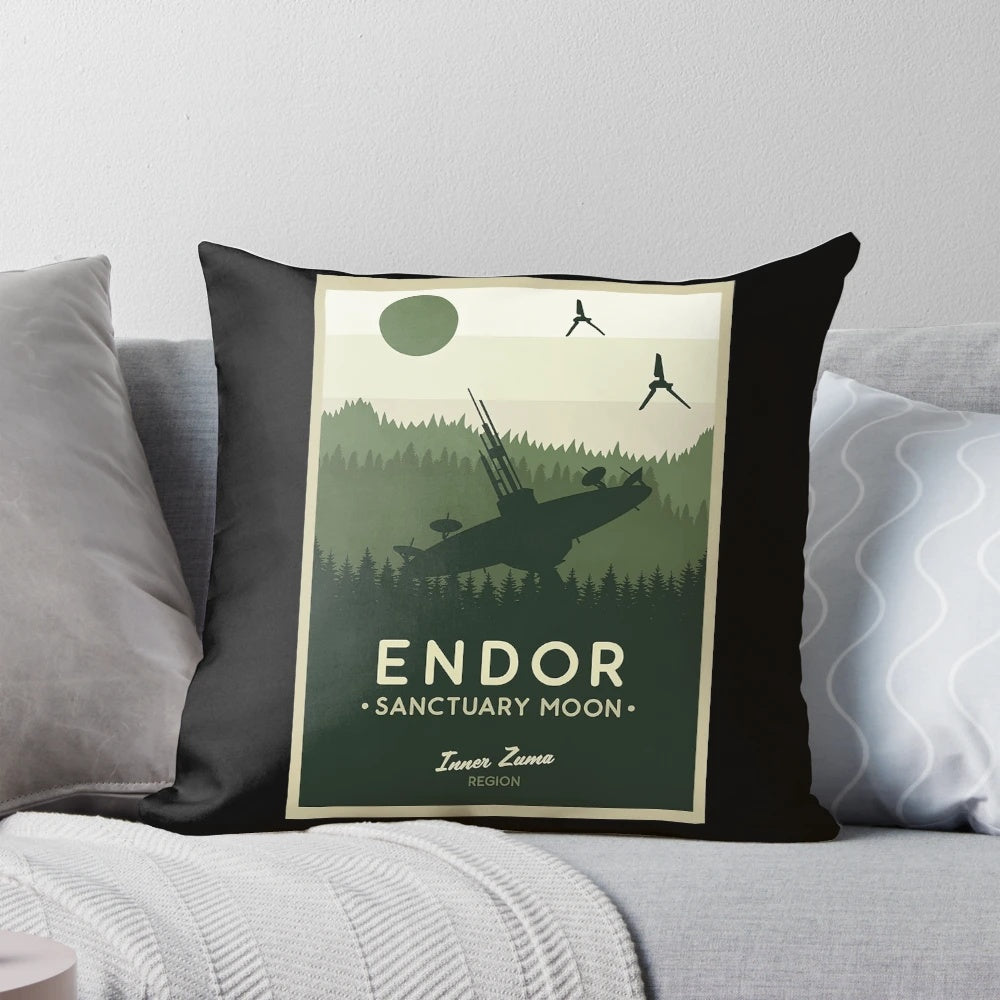 Star Wars Tatooine Inspired Throw Pillow