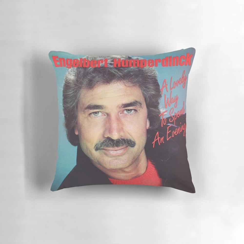 Engelbert Humperdinck inspired decorative pillow for a lovely evening at home