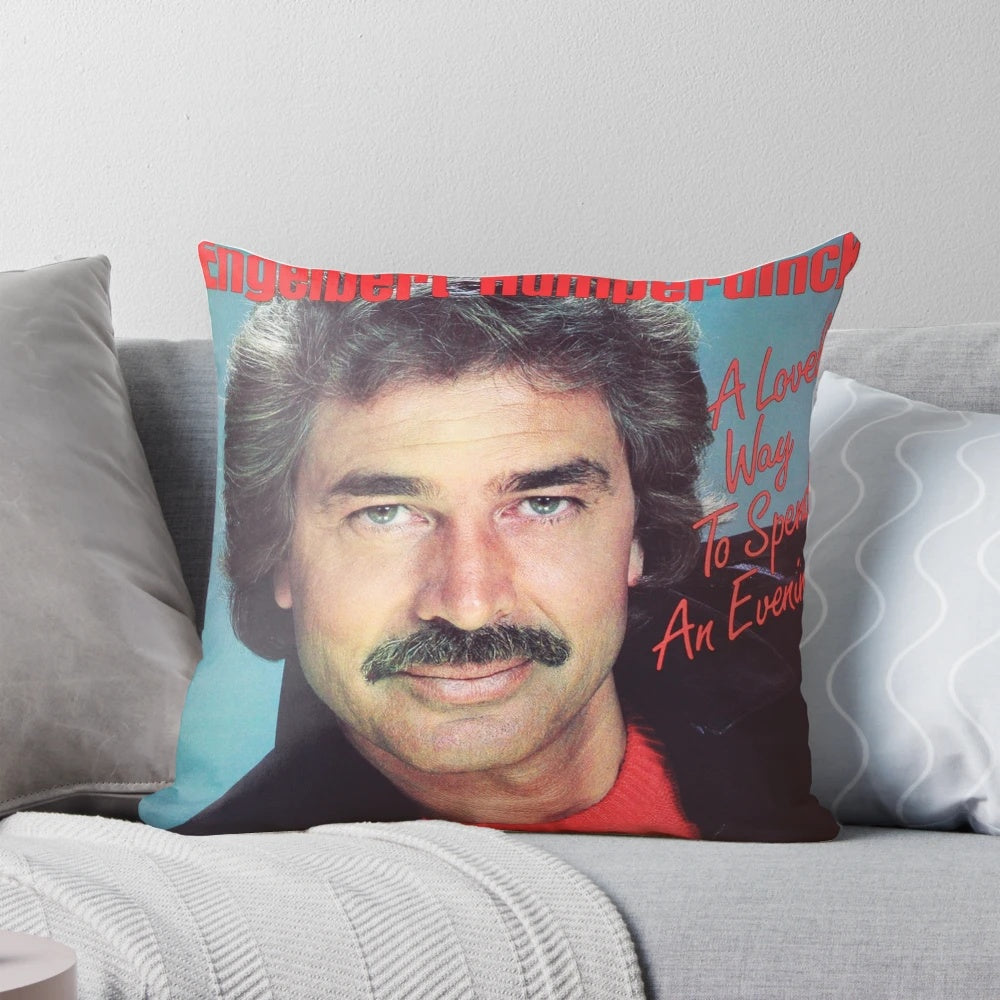 Engelbert Humperdinck inspired decorative pillow for a lovely evening at home