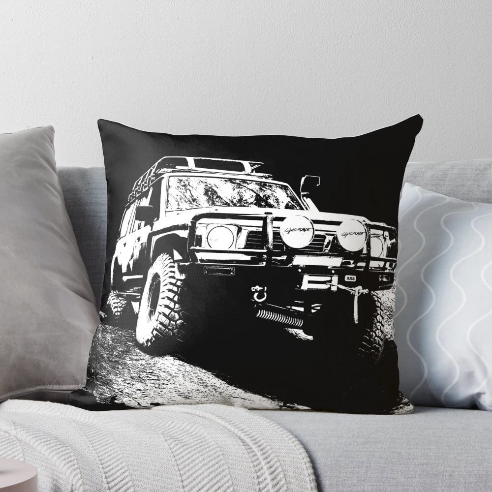 Cozy and stylish Nissan Patrol GQ pillow for off-road enthusiasts