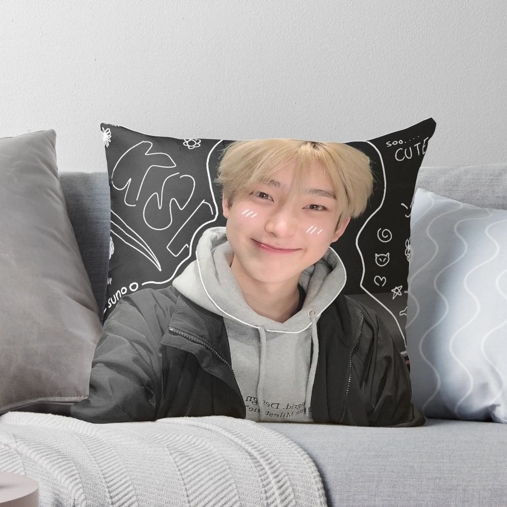 Enhypen Sunoo Pillow - A Soft and Stylish Accessory for KPOP Fans
