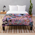 Chaos Plush Blanket with intricate, otherworldly design